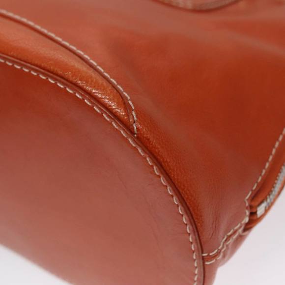 CELINE Hand Bag Leather Brown Auth bs21054 - Picture 12 of 16